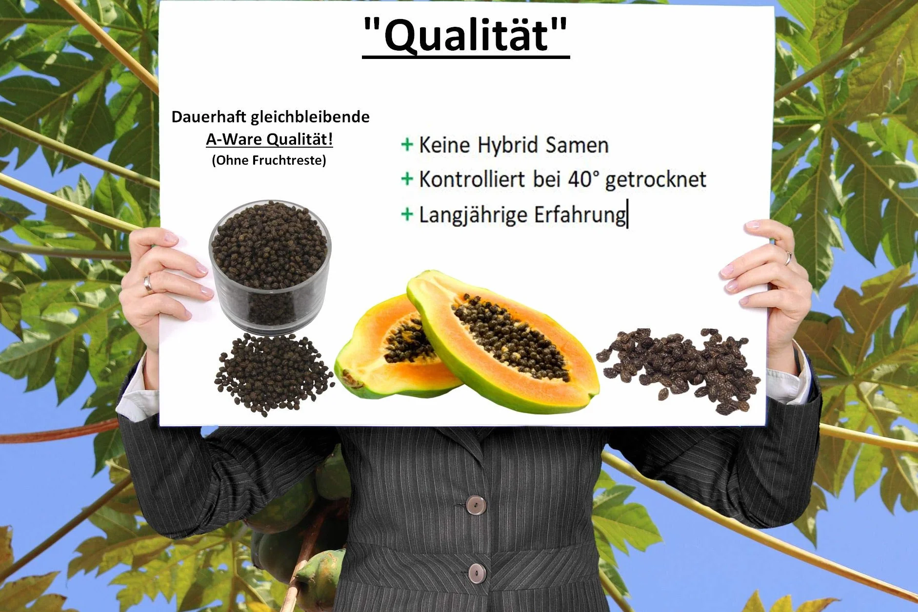 Superfood4You Nasiona papai suszone w temp. 40° 100 g jakość surowa bez dodatków gluten laktoza papaina łagodna ostrość