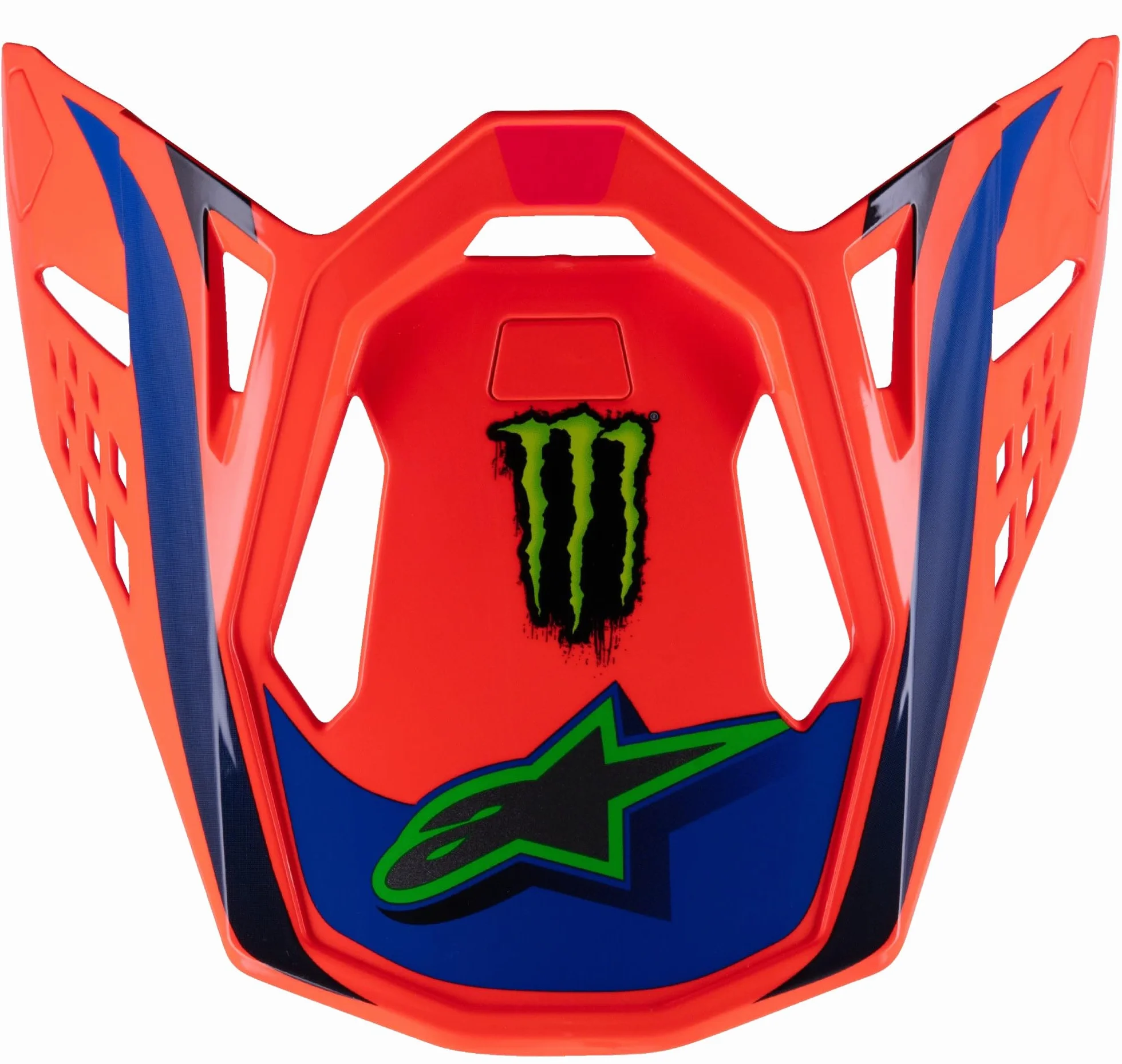 Alpinestars S-M10 Deegan Visor Orng Fl/Prpl/Pnk Fluo (8980325-433-TU)