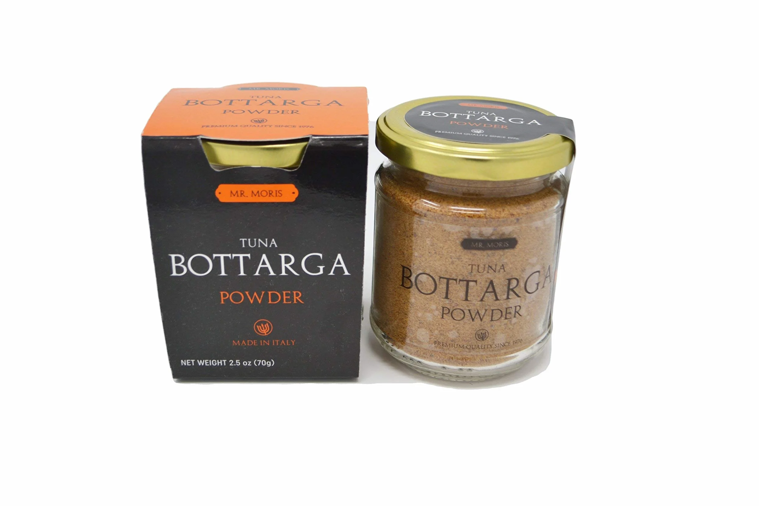 Mr Moris Ikra tuńczyka w proszku Premium Quality Bottarga Kosher (Thunnus Albacares ikra tuńczyka w proszku) (70 g)