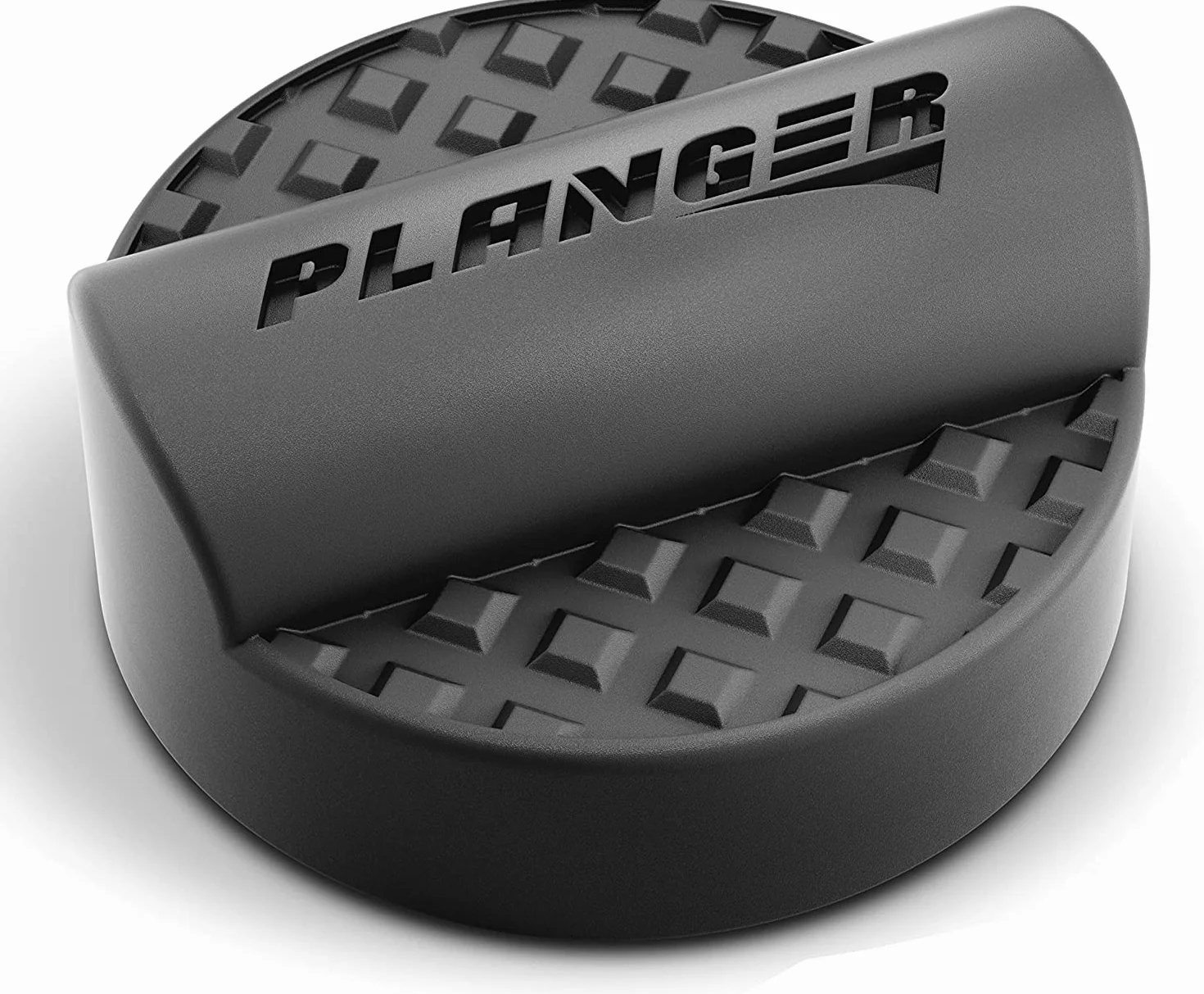 PLANGER® - Płaska nakładka gumowa na podnośnik samochodowy (do niektórych modeli audio) na podnośnik manewrowy – chroni samochód osobowy i SUV dzięki kształtowi i gumie