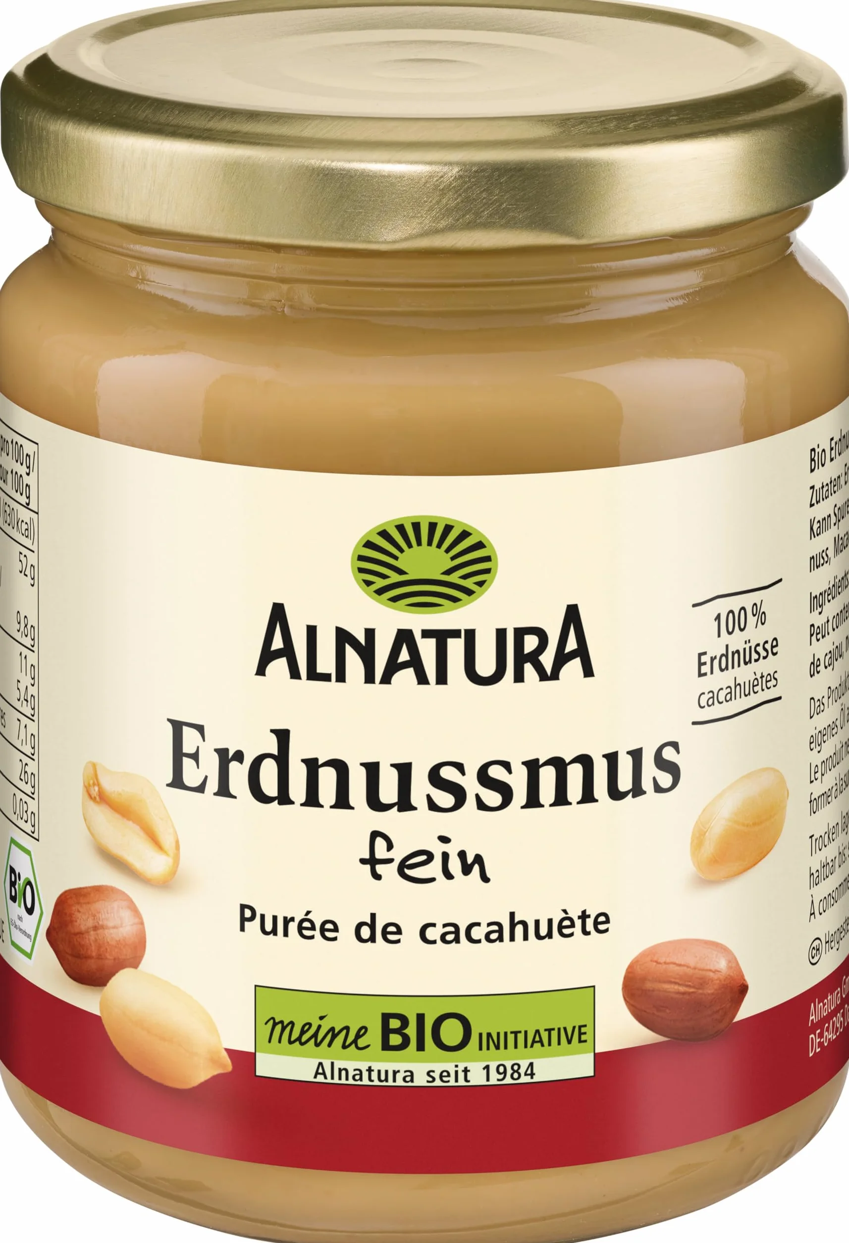 Alnatura Bio Erdnussmus, 250g