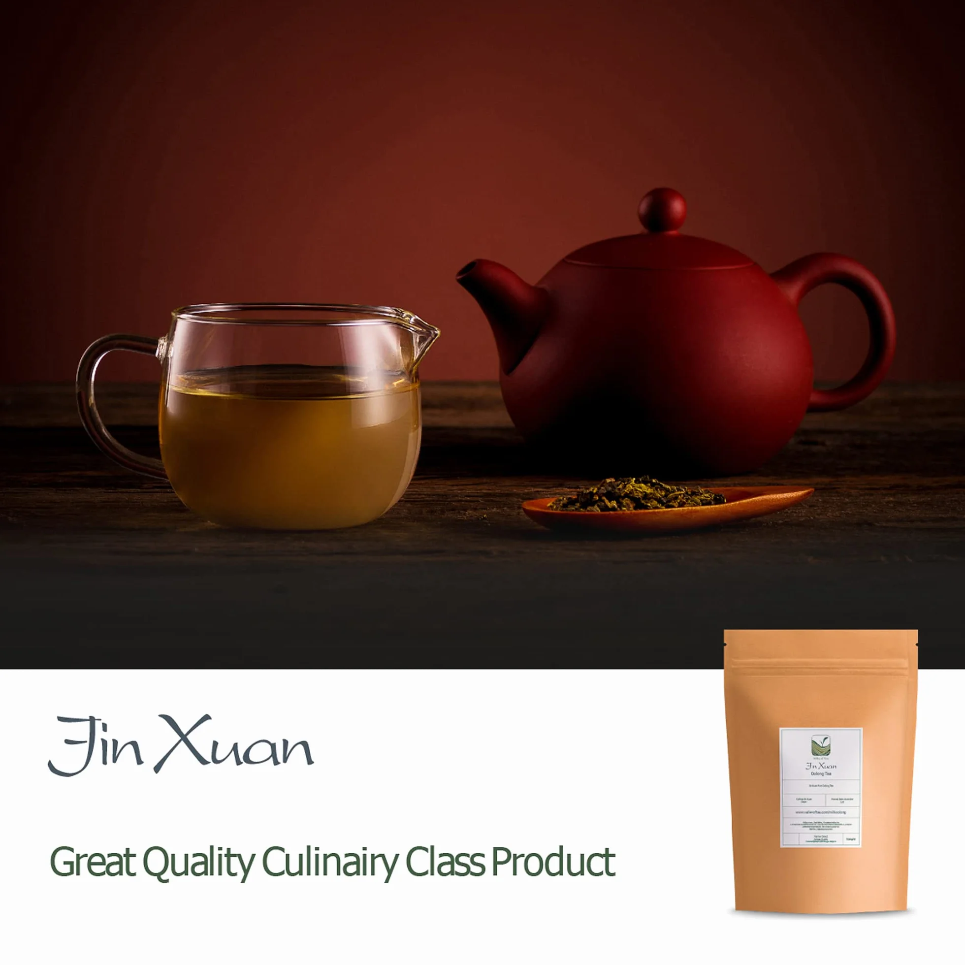 Jin Xuan Milk Oolong Tea - Taiwanese Green Oolong Loose Leaf 50g