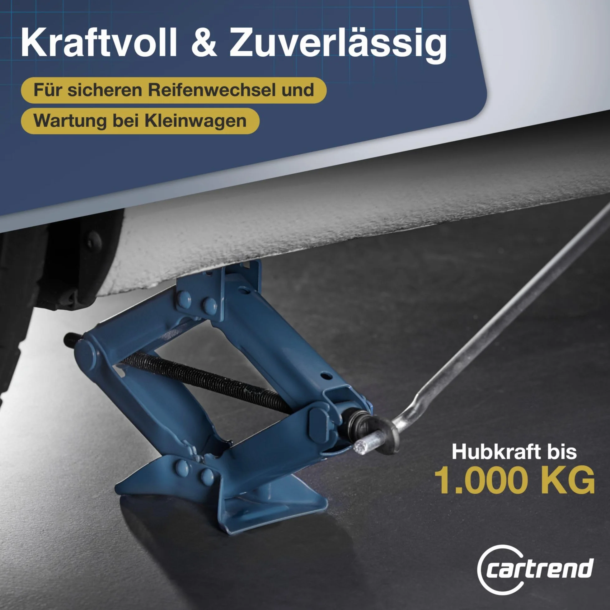 Cartrend 10929 Scherenwagenheber Cartrend 1000 kg