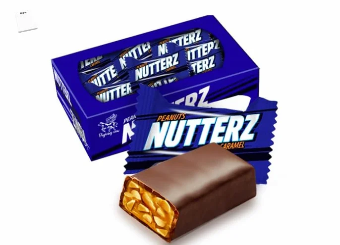 Cukierki Nutterz o smaku Toffi z Orzeszkami Ziemnymi 1 kg