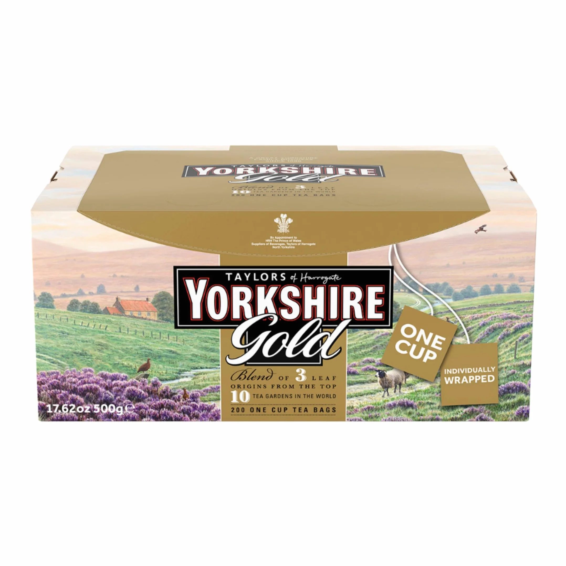 Yorkshire Gold - Wysokiej Jakości Mieszanka, Tradycyjna Brytyjska Herbata - Odpowiedzialnie Pozyskiwana - 200 Torebek Herbaty