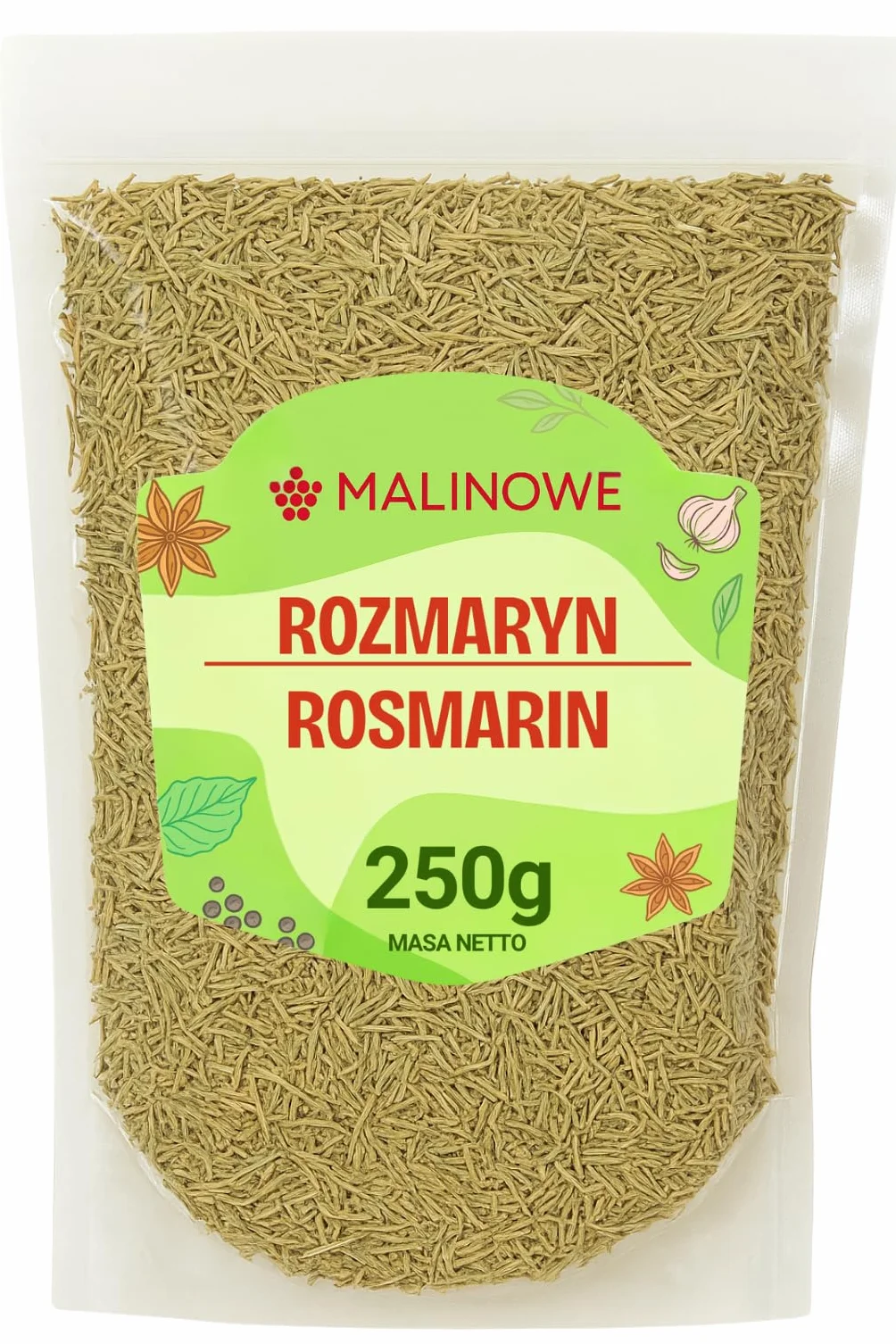 Suszony rozmaryn malinowy 250g aromatyczny