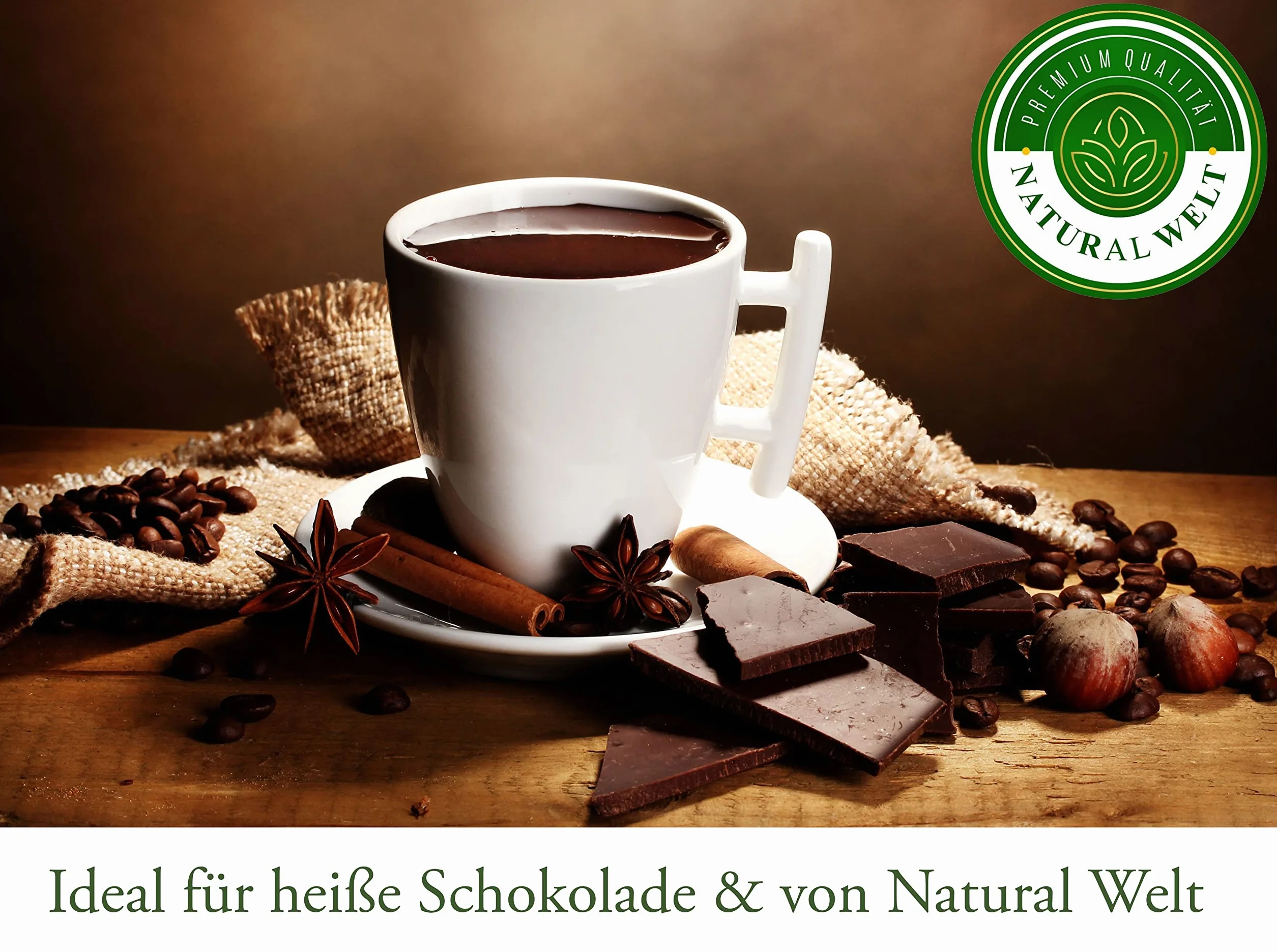 Natural Welt kakao w proszku 354 g. Surowe kakao w proszku do gorącej czekolady I z Peru I bez cukru, 100% naturalne kakao w proszku, z wysokiej jakości ziaren kakaowych