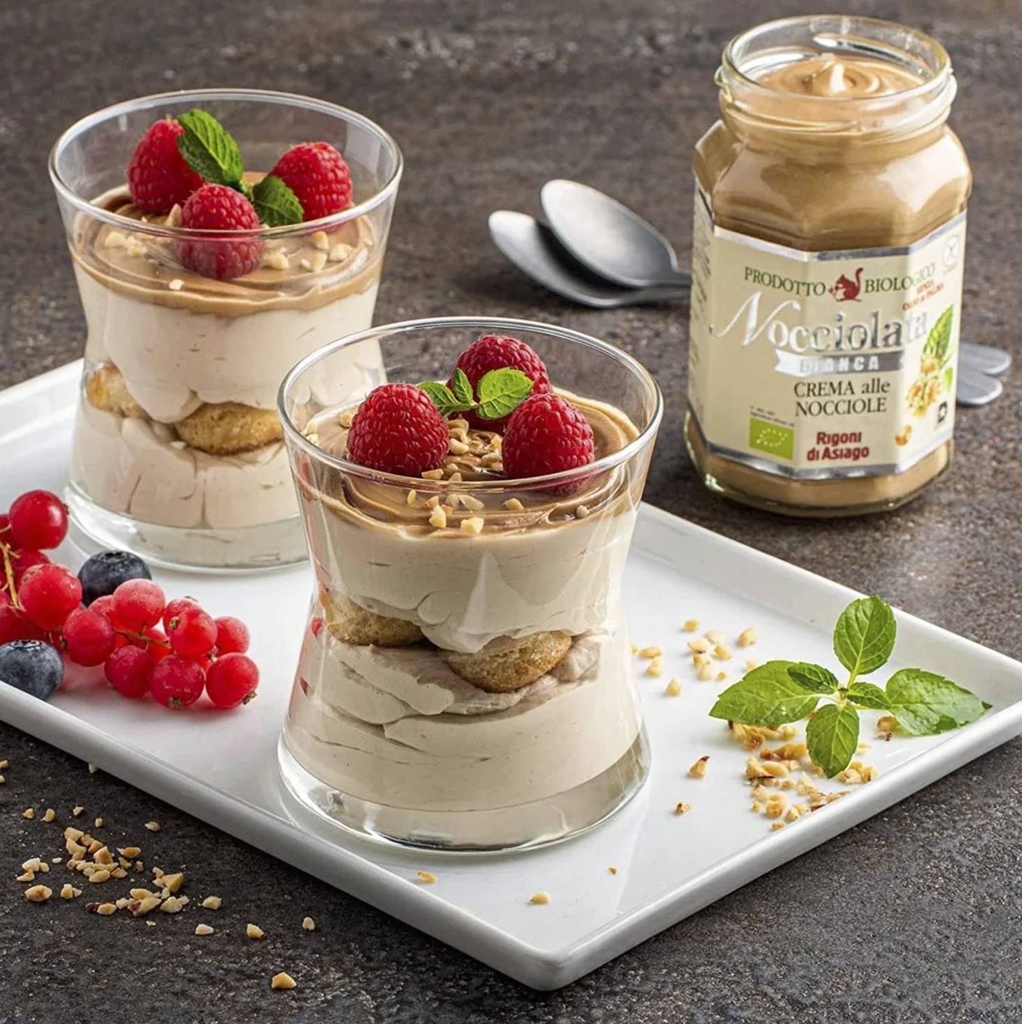 Nocciolata Crema Bianca BIO ekologiczny krem biały włoski