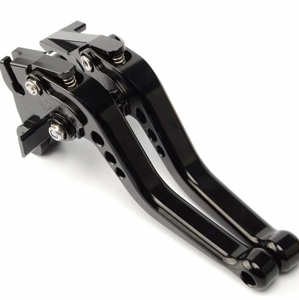 ESPEEDMTC dla Kawasaki Vulcan S 2015-2022 6-stopniowy zmodyfikowany CNC stop aluminium regulowana krótka dźwignia sprzęgła hamulca akcesoria (czarny)