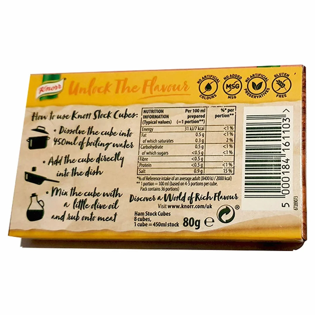 Knorr Cubes Ham (8 x 10 g) - opakowanie 2