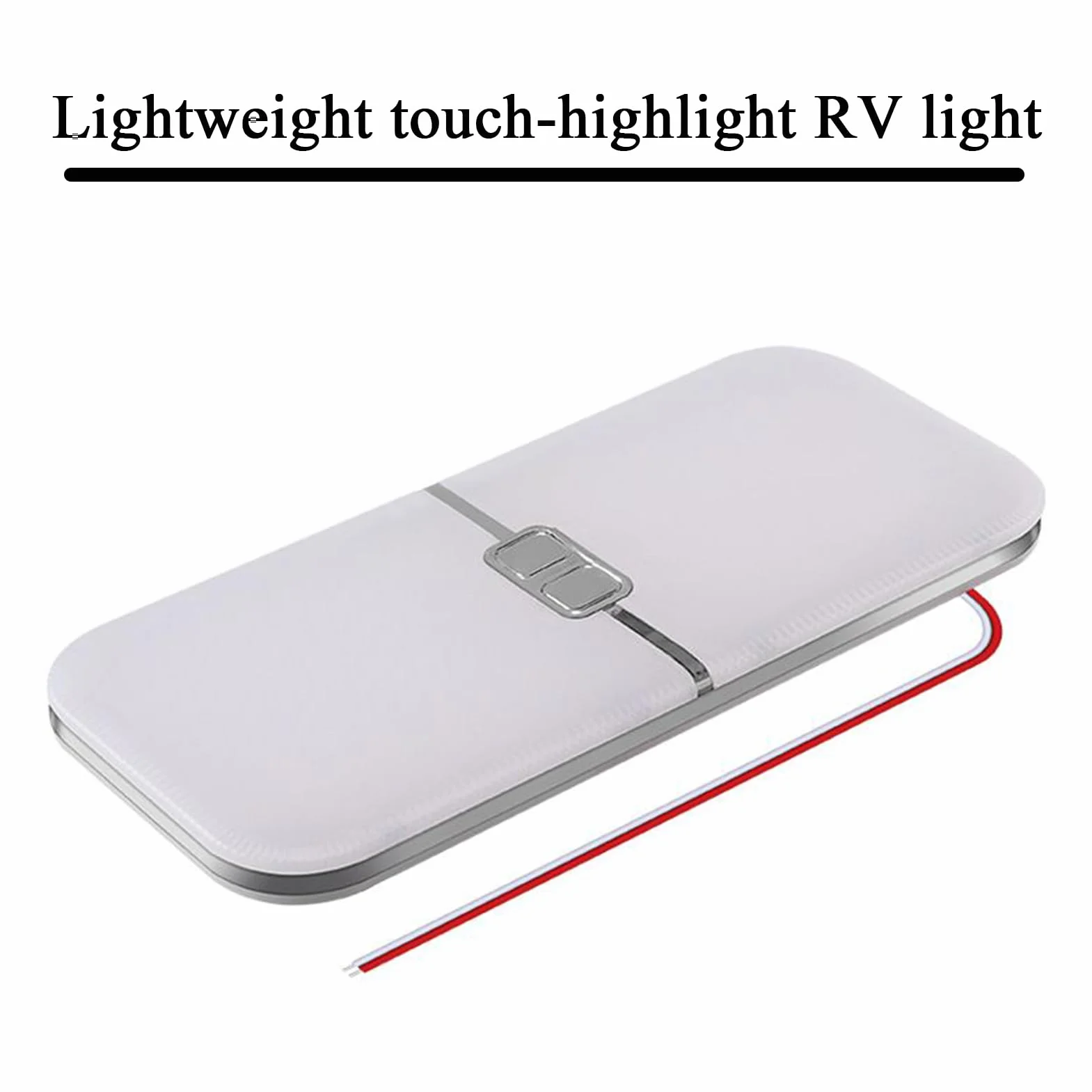 Oświetlenie LED Wnętrza Kampera | Sufitowe Oświetlenie Wnętrz Kampera - 12–30V Ściemnialna Lampa Trzy Barwy Światła Do Oświetlenia Pojazdu Relaks Długie Podróże