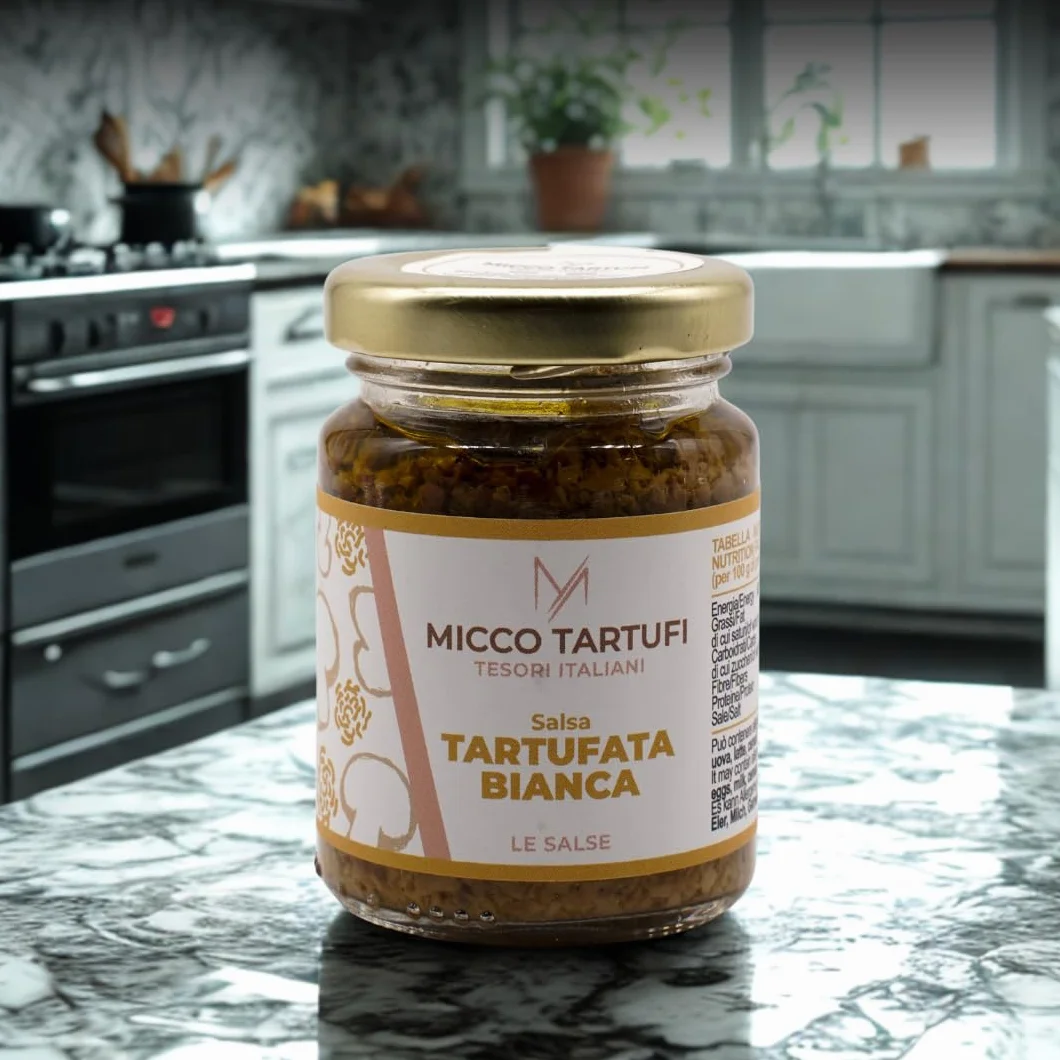 Biały sos truflowy (Tuber Magnatum Pico) – 80 g – gotowy do użycia – Gourmet – Made in Italy