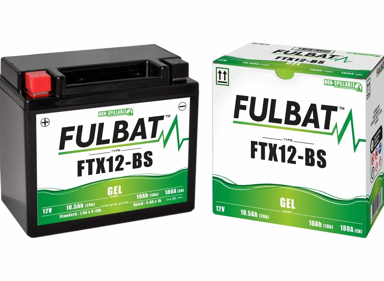 - FULBATERIA MOTOCYKLOWA FULBAT GEL FTX12-BS / YTX12-BS 12V 10,5AH 180A