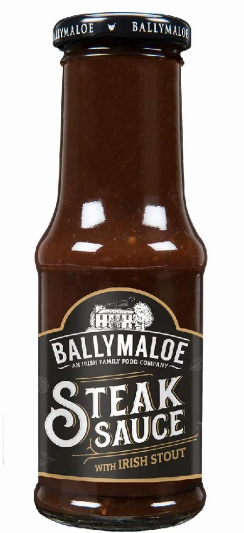 Ballymaloe Stout sos do steków w szklanej butelce, 250 g