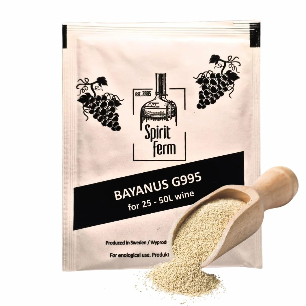 Drożdże do wina - Bayanus G995 - Drożdże Winiarskie | Drożdże do Fermentacji