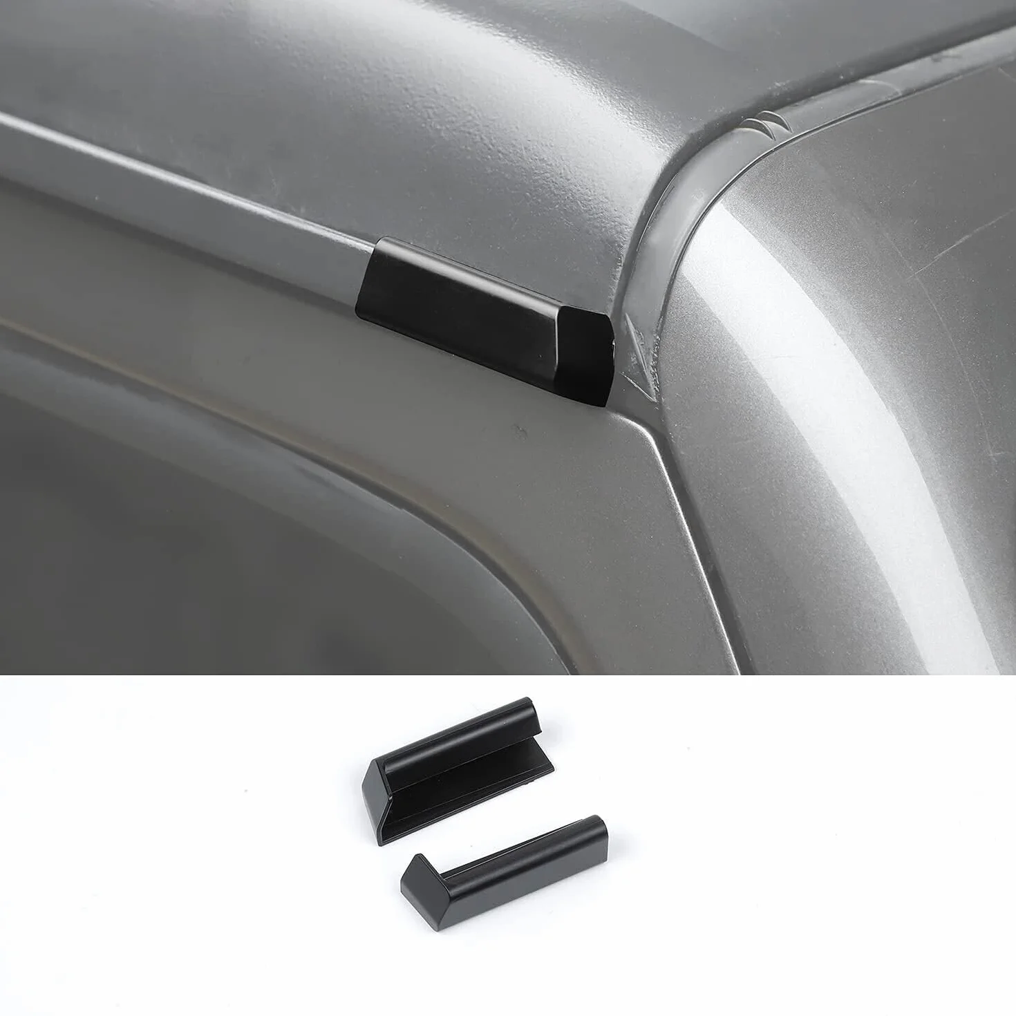 Rain Driverter Rynna deszczowa Hardtop ABS Deflektor wody deszczowej na lata 2018-2022 Jeep Wrangler JL JLU i Gladiator JT, akcesoria zewnętrzne