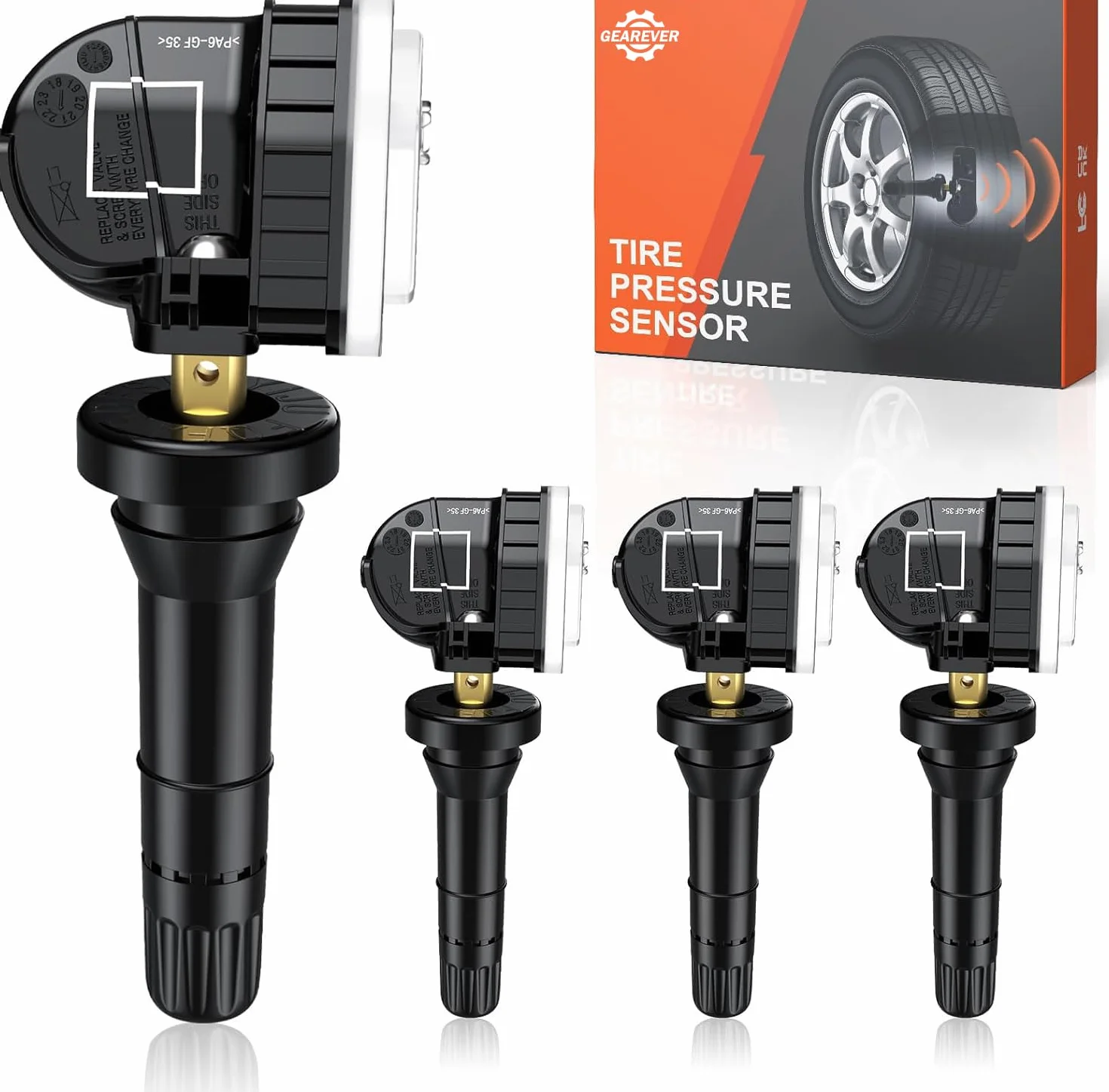Czujnik ciśnienia w oponach, system kontroli ciśnienia w oponach TPMS czujnik RDKS 433 MHz do OPEL Antara Corsa Insignia Meriva Mokka Zafira, czujnik TPMS 13506028 13594222, 4 sztuki