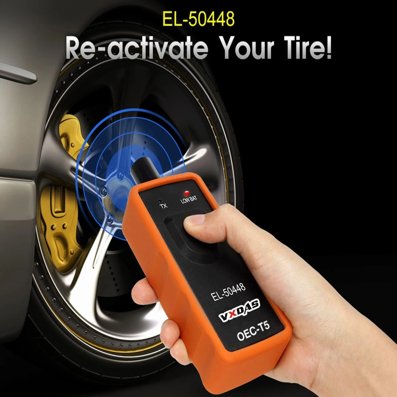 VXDAS EL50448 Narzędzie TPMS Relearn Monitor Ciśnienia w Oponach Resetowania GM/Opel