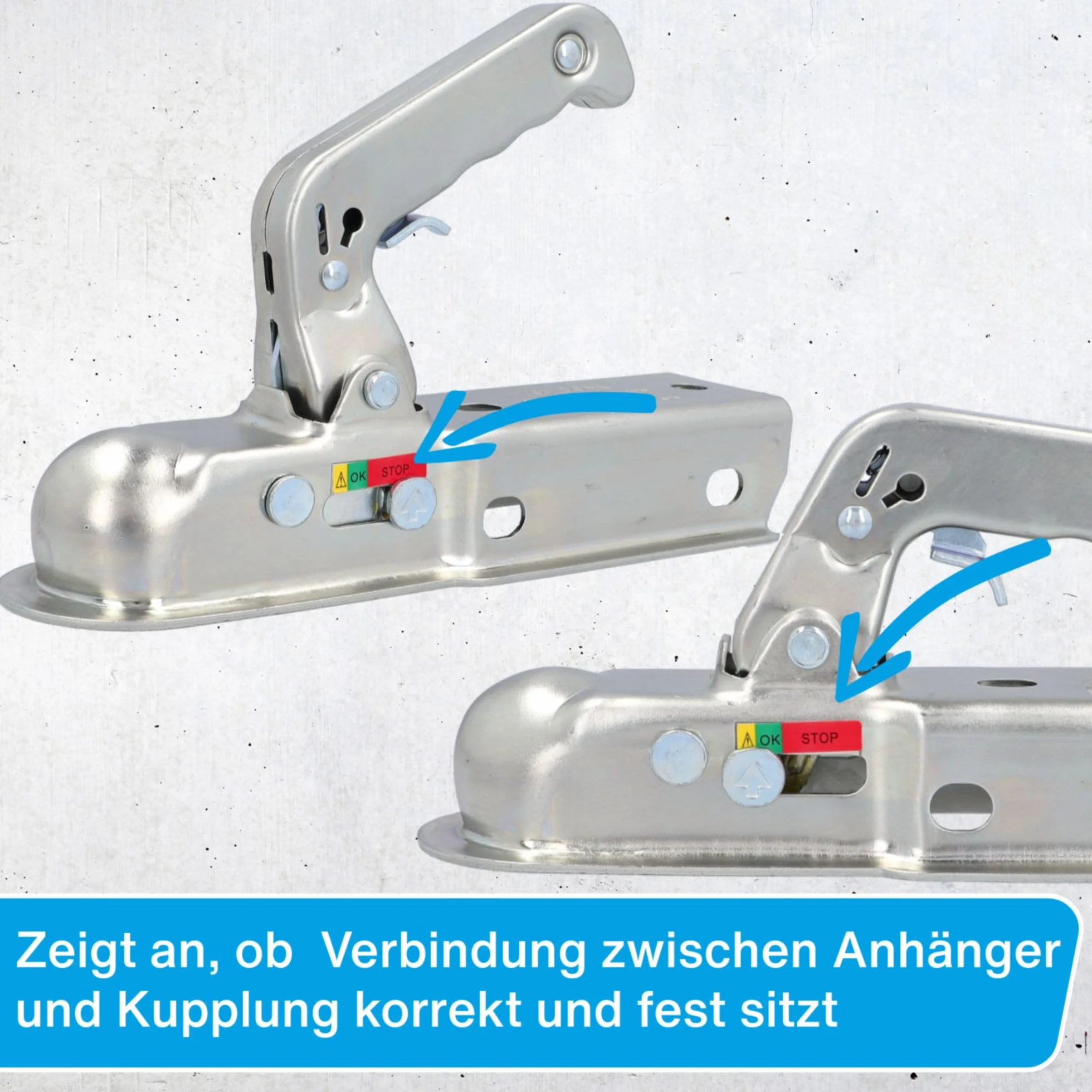 Sprzęgło kulowe do 750 kg do rury czworokątnej/60 mm