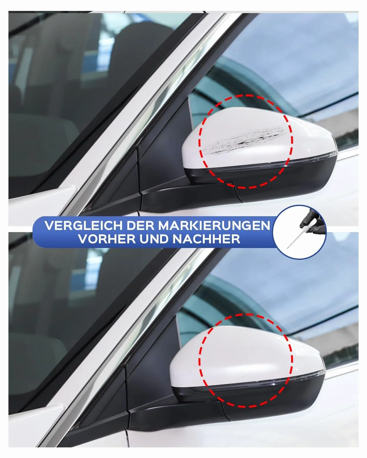 EBK Bleu Avatar Nacre Metallic/Avatar Blue farba naprawcza do Peugeot Dokładne dopasowanie – poprawa zarysowań i odprysków