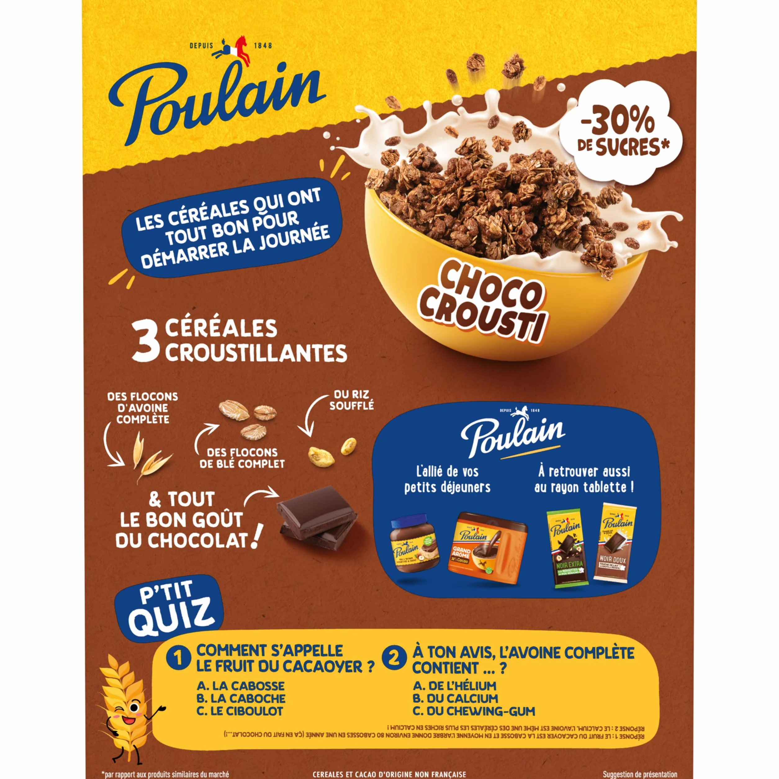 POULAIN Choco Crousti 375g
