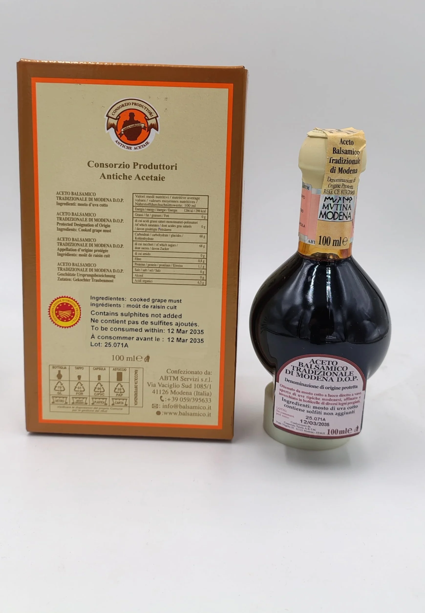 Ocet balsamiczny Modena DOP 12 lat