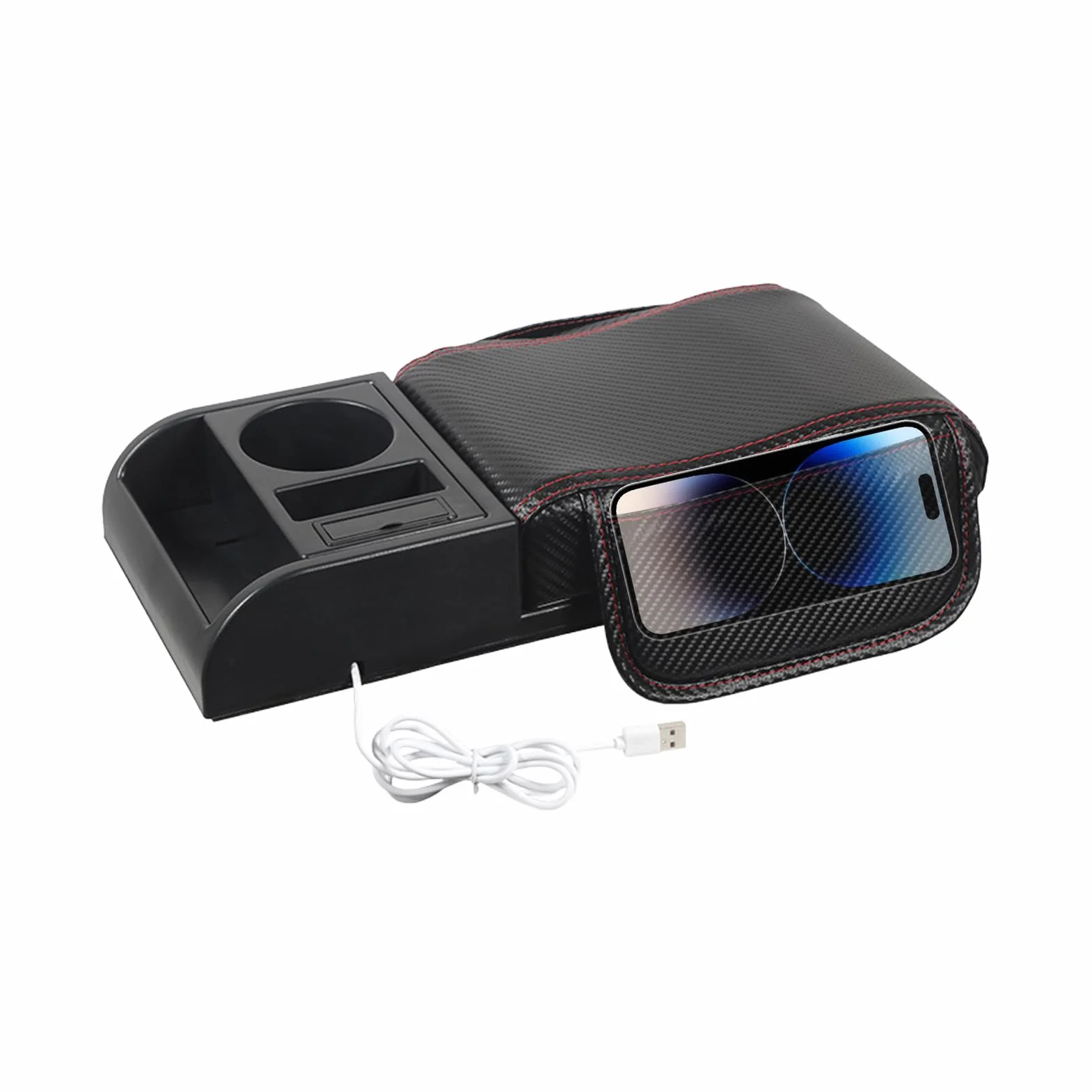 Podkładka Podłokietnika Samochodowego Skórzana Wzmocniona Podkładka Konsoli | Wyposażenie Wnętrza Samochód Dostawczy Pickup RV Przyczepa