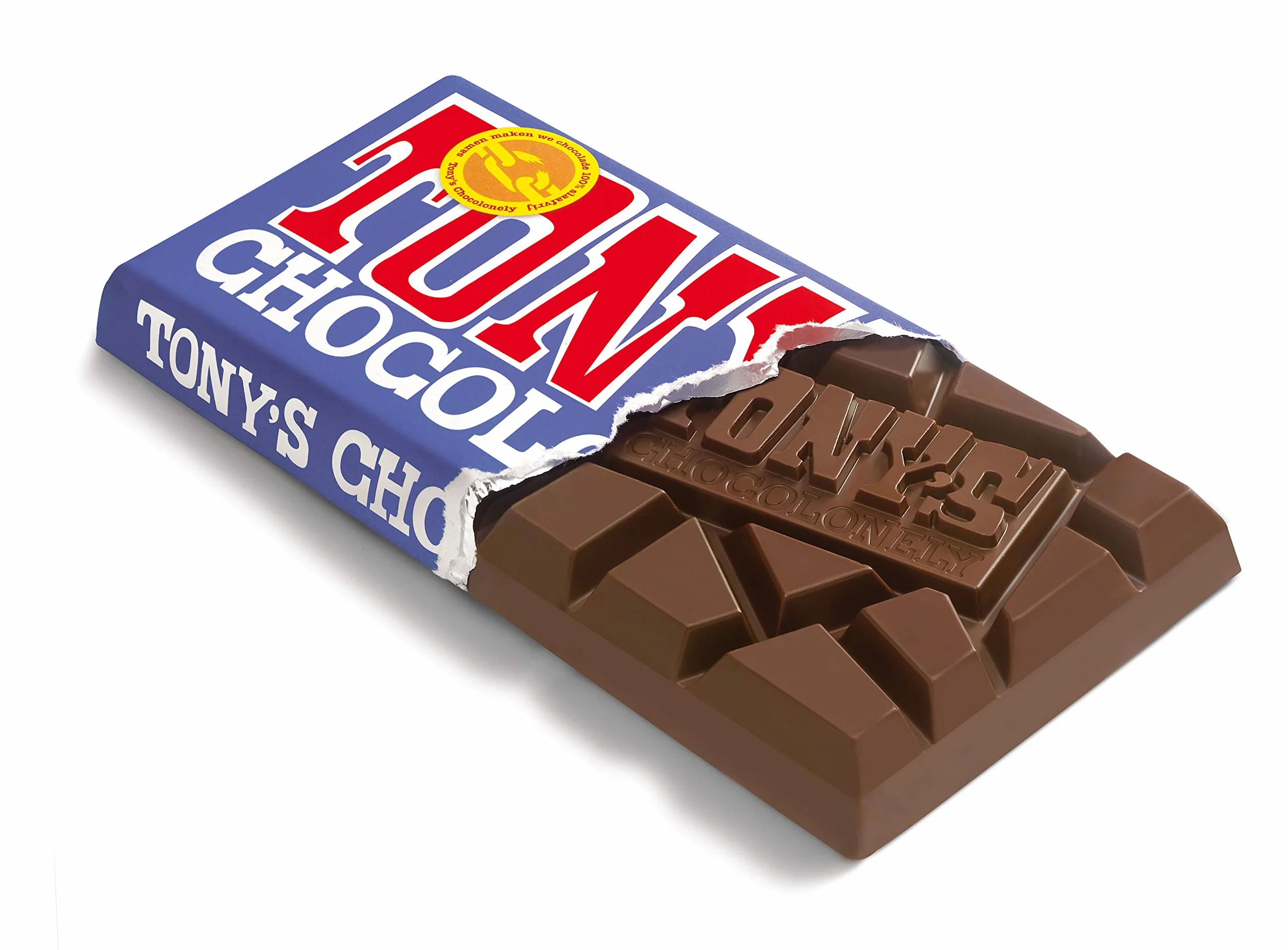 Tony's Chocolonely Ciemna Czekolada Mleczna Bretzel-Toffee 180 g