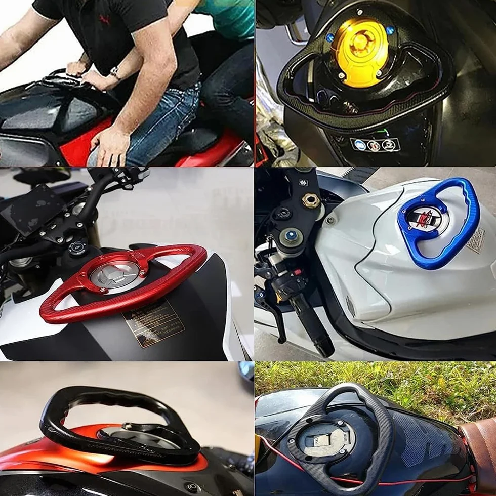 Uchwyt zbiornika pasażera, uchwyty na zbiornik paliwa, motocykl uchwyt na zbiornik paliwa, do motocykli Y-amaha FZ1 FZ6 FZ8 MT-03 MT-07 MT-25 R7 XJ6 YZF-R1 YZF-R3 YZF-R6