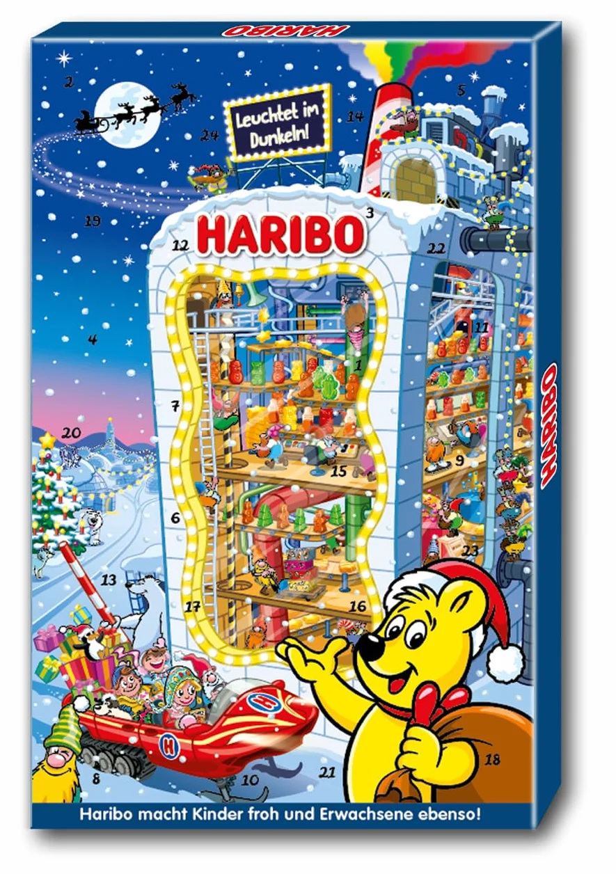 HARIBO Kalendarz adwentowy na Boże Narodzenie 300 g