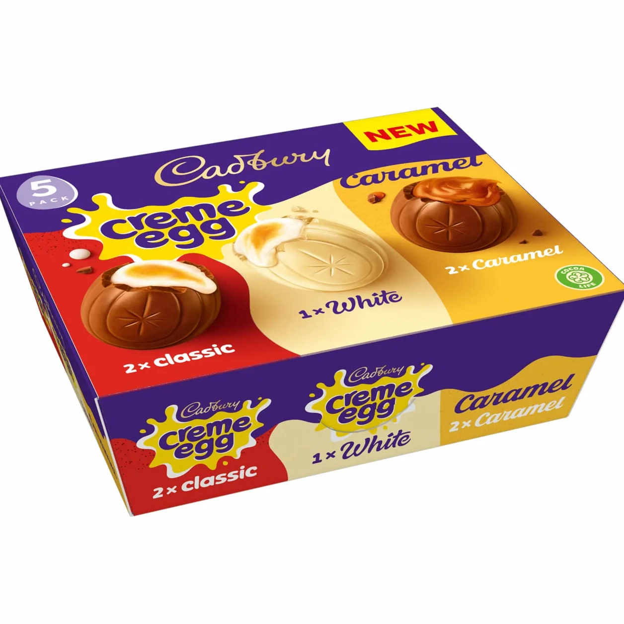 Cadbury Crème Egg Wielkanocny Zestaw 200g 5 Sztuk