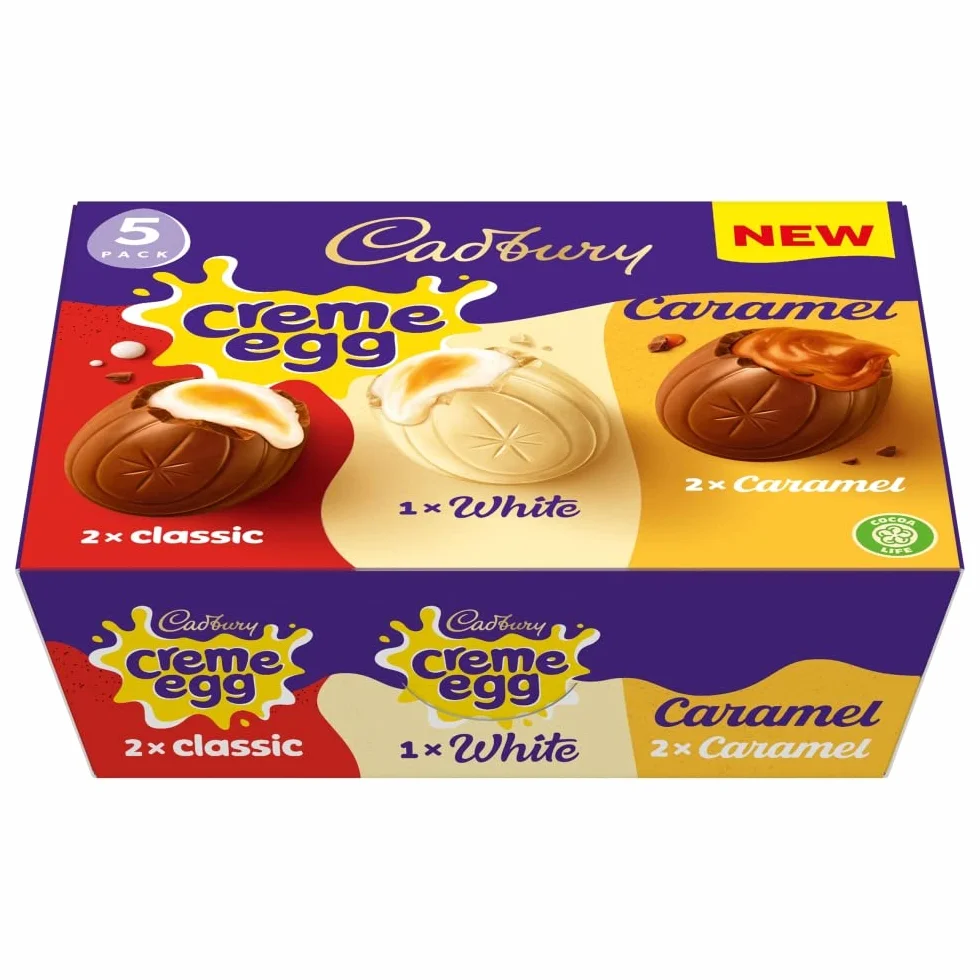 Cadbury Crème Egg Wielkanocny Zestaw 200g 5 Sztuk