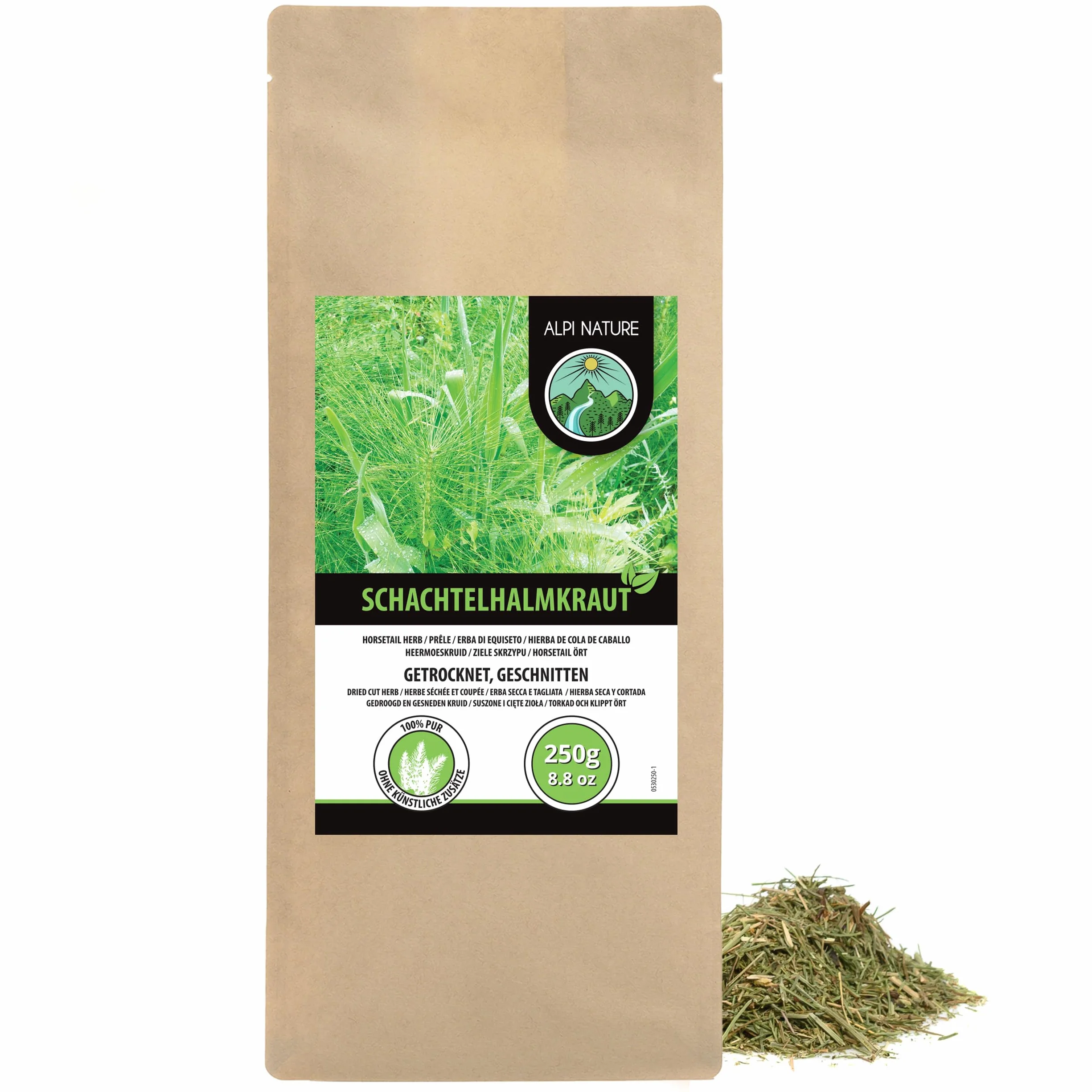 Herbata ze Skrzypu Alpi Nature 250g, Suszone Ziele Skrzypu Polnego, Herbata Liściasta
