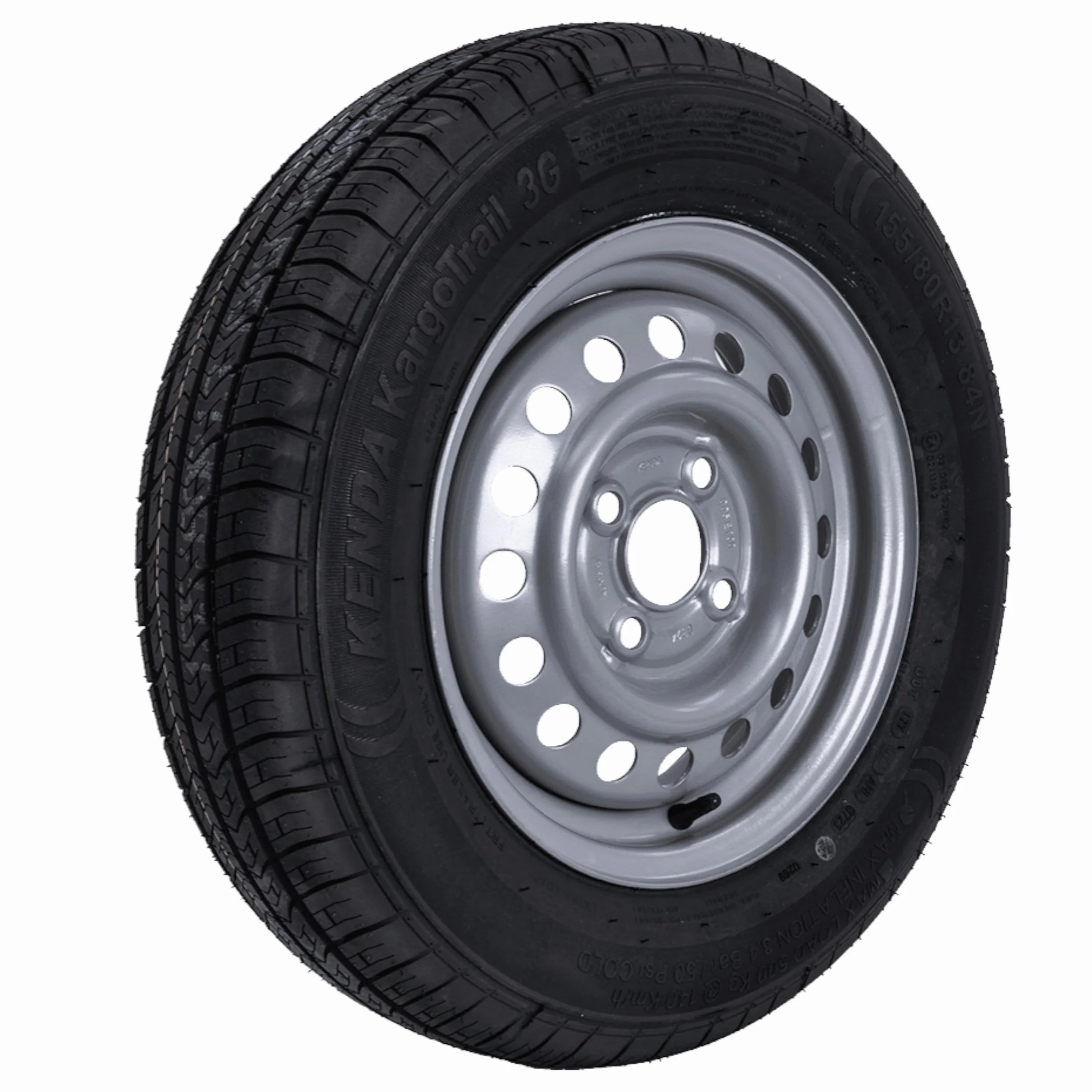 Unitrailer Koło kompletne 155/80 R13 4x100 opona Kenda
