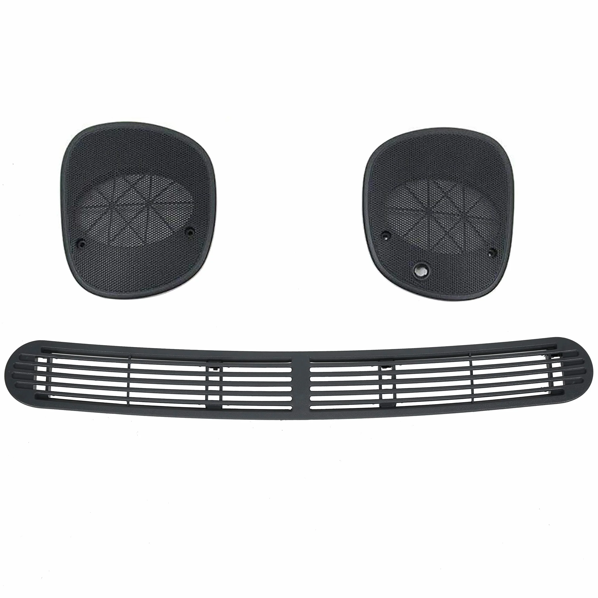 ECOTRIC Dash Defrost Vent Cover Left Right Speaker Grille Set for 1998-2005 Chevrolet S10 GMC Jimmy Sonoma/Oldsmobile Bravada/Blazer