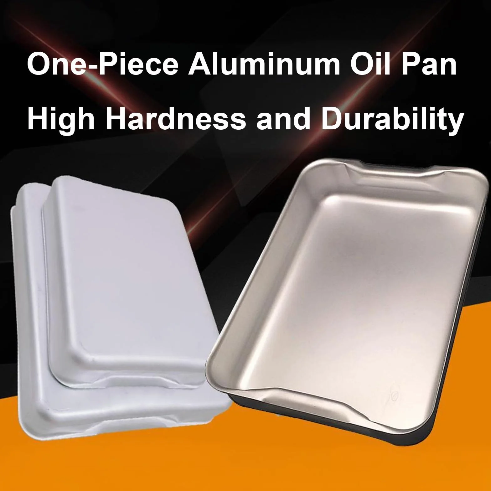 Oil Drip Pan for Under Car, Plant Water Catcher Tray Aluminum, Metal Drip Tray for Protects The Floor From Damage and Cleanliness(42 * 30.5 * 10cm/17x12x4in)
