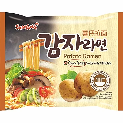 Makaron instant Sam Yang Potato Ramen 40 x 120 g.