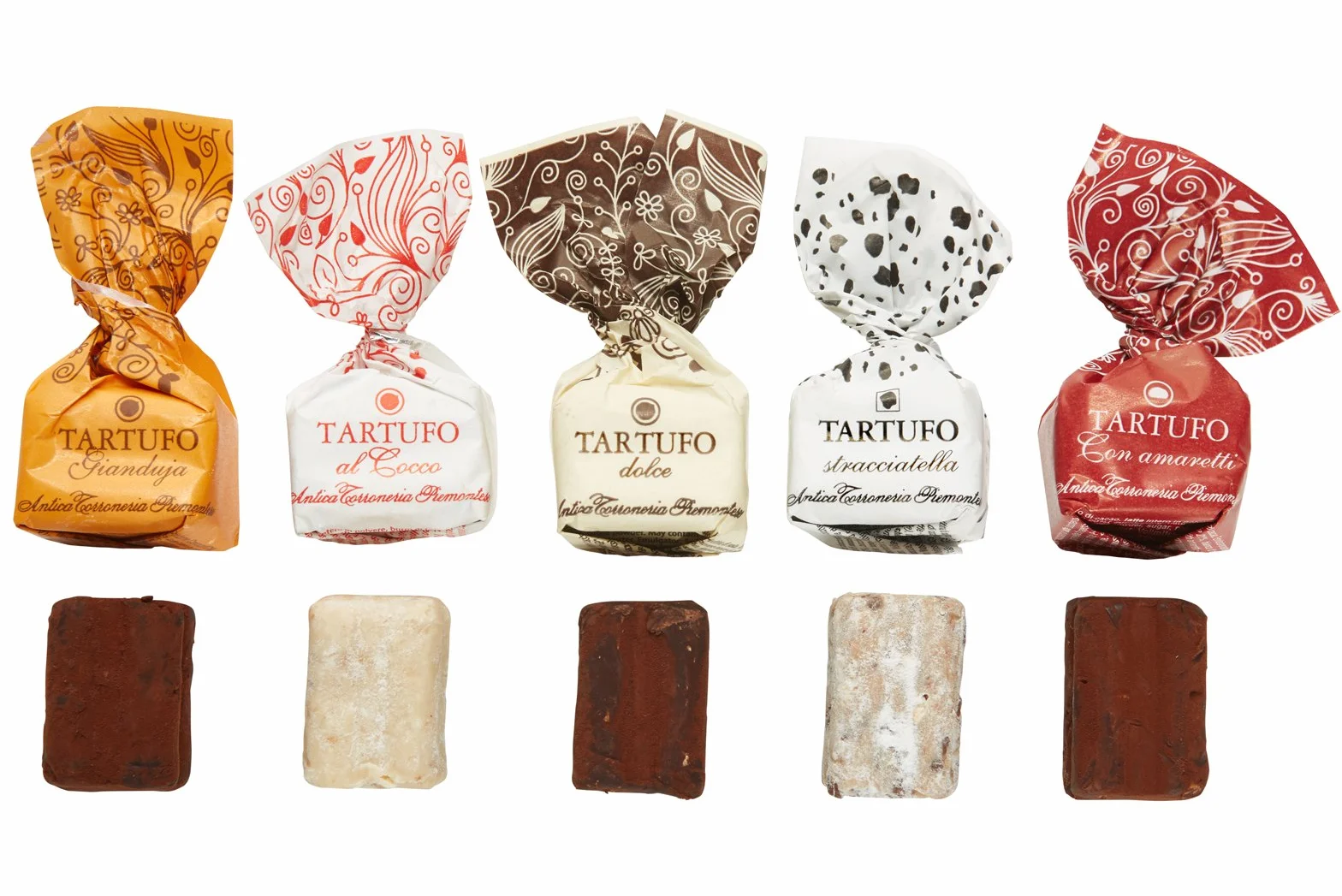 Antica Torroneria Tartufo trufle czekoladowe, zestaw 10 sztuk, 140 g