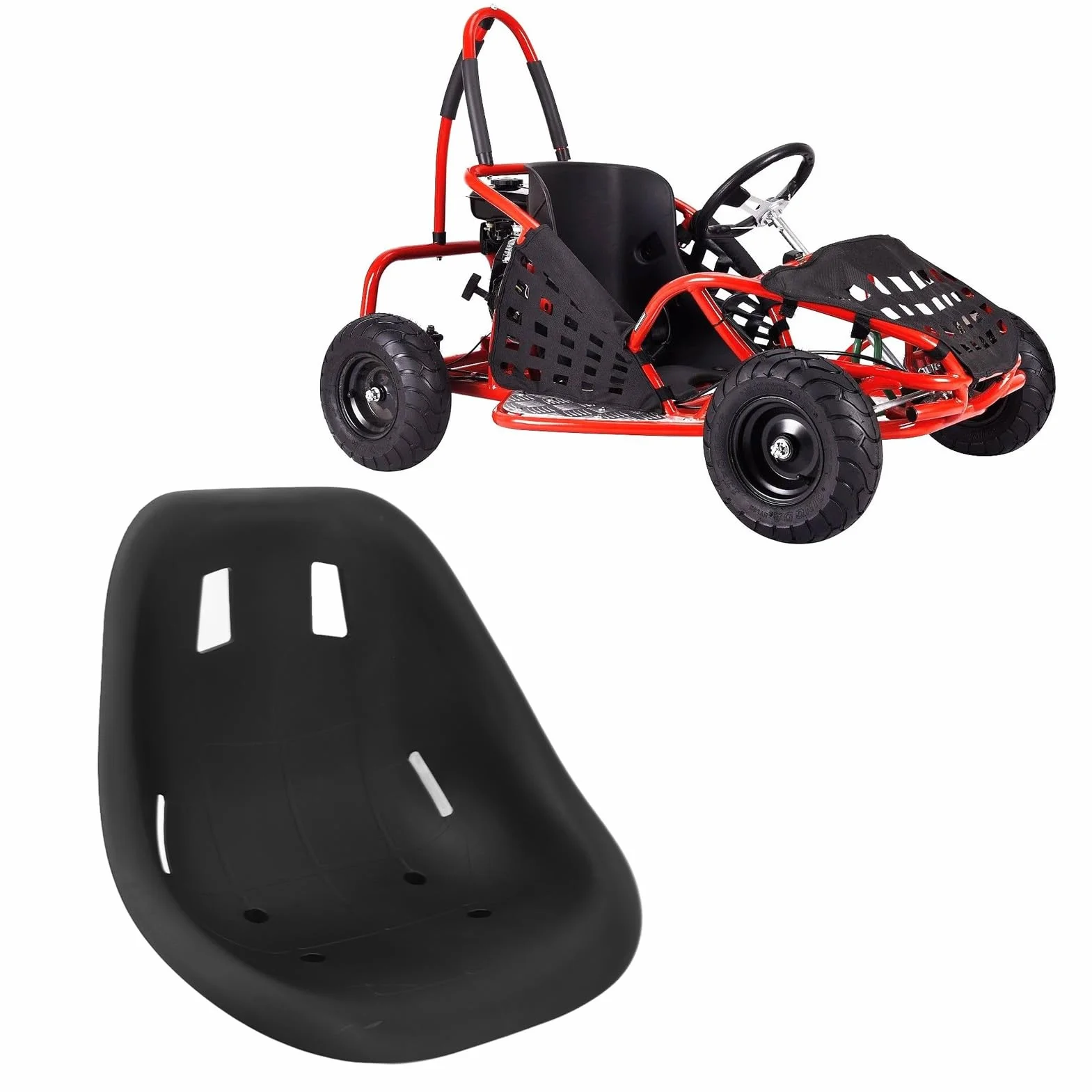 Fotel dla Drift Trike Racing Go Kart Duży Rozmiar Gokart Wyścigowy Man Sprint Track Seat Kit Moto Racing Kit Fotelik Kartingowy Drift Car Seat Oparcie Siodła