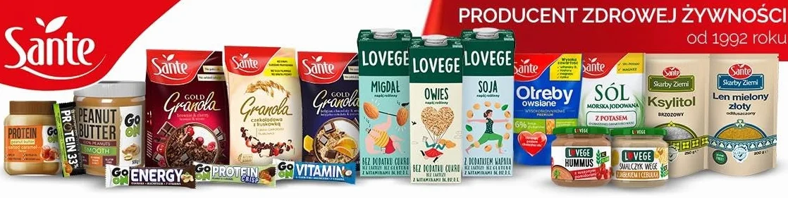 Sante Żurawina Suszona Cięta 1kg, Naturalny Błonnik, Cukier Trzcinowy, Olej Słonecznikowy