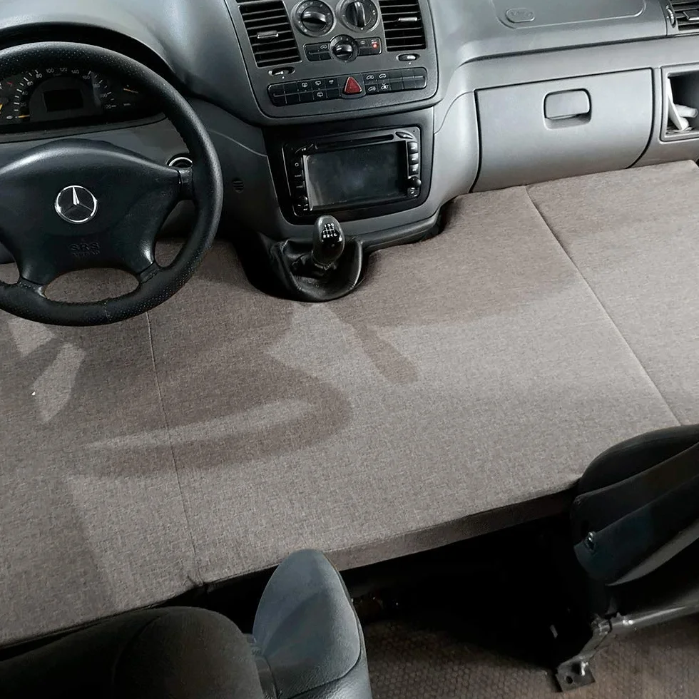 K´Foam składany materac przednie łóżko Camper do Mercedes Vito szary 2003-2014