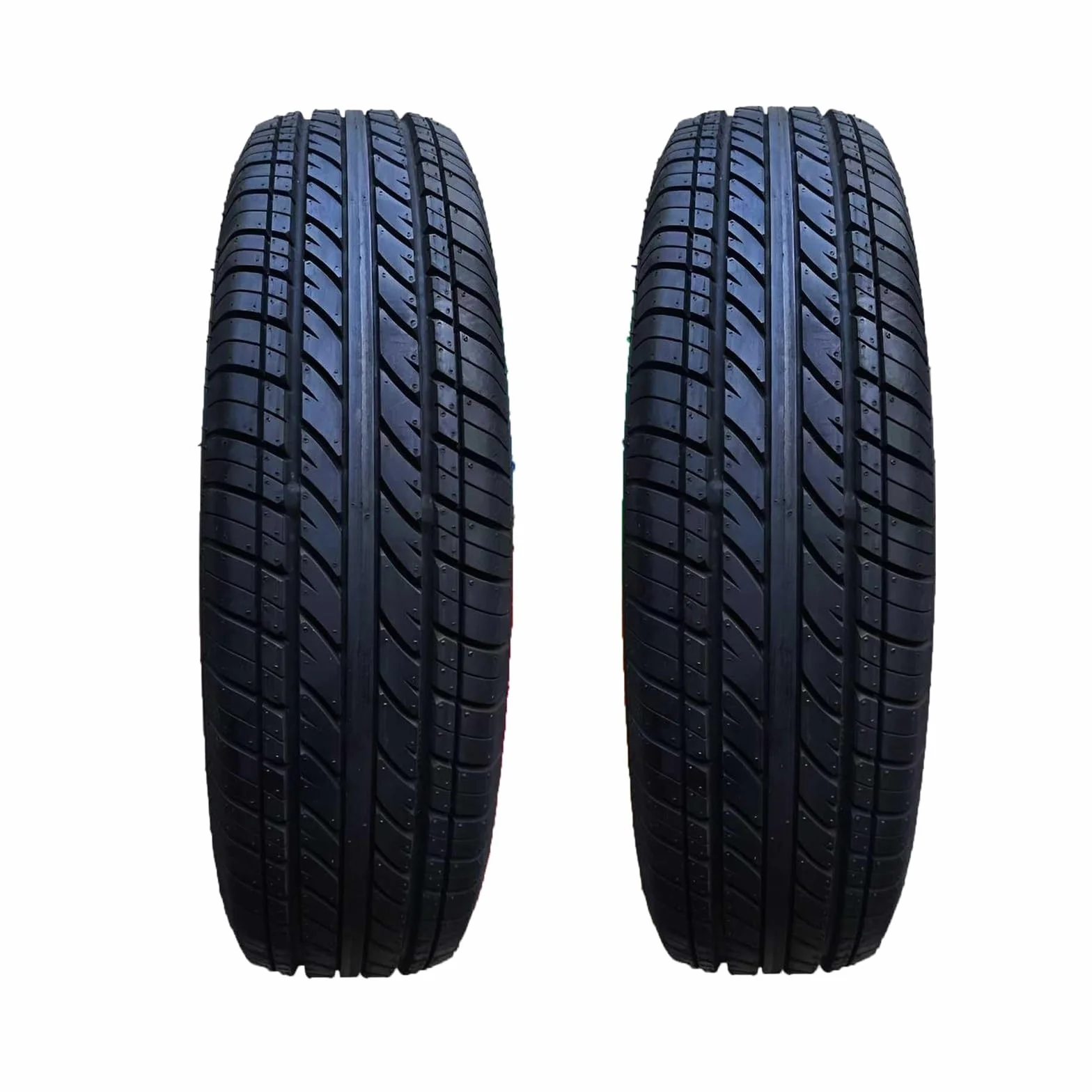 2PC 125/70R-13 Opona Radialna Wszechpogodowa dla Felgi 13 Cali 125/70R/13 Gęste Nacinania Czarny Bok 68Q 250kPa 125 70R 13 dla Samochodu Kompaktowego Limuzyny SUV