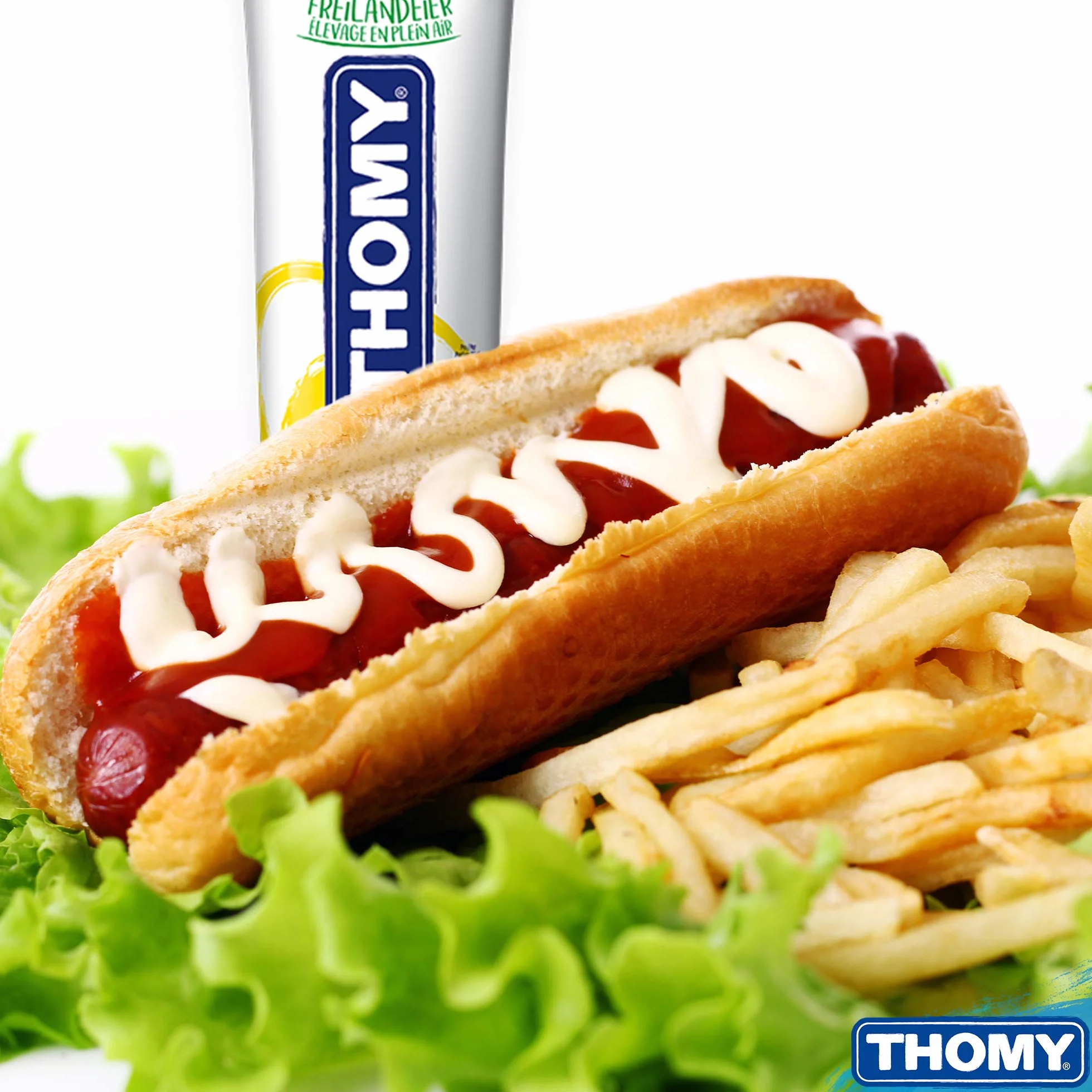 Thomy Majonez o niskiej zawartości cukru, 256 g (5 szt.)