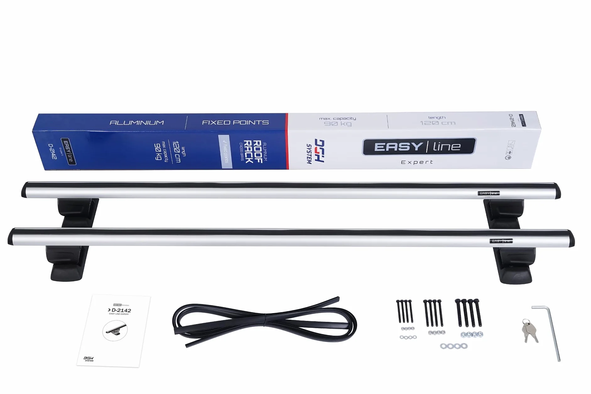 Bagażnik bazowy belki dachowe BMW 3-SERIA E46 SEDAN 1998-2001 120 cm Aluminium 90 kg