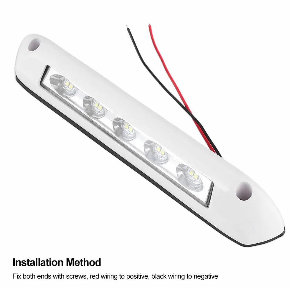Wodoodporne światło RV, 12 V/24 V RV LED światło uniwersalne 8 W wodoodporne markiza ganek lampa bar samochód oświetlenie zewnętrzne