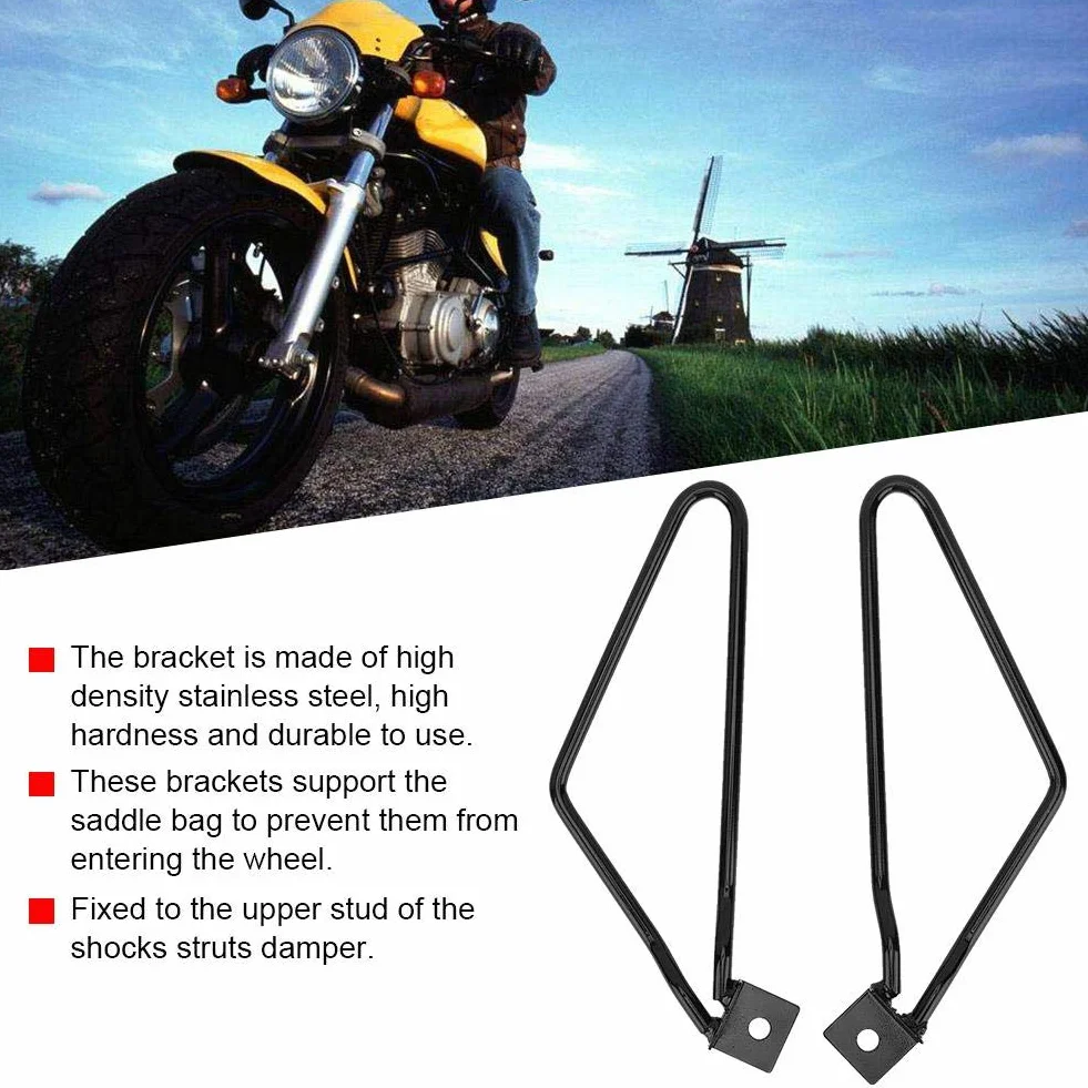 Qiilu uchwyt boczny torby na siodełko motocykla, General Refit Saddlebag boczne wsparcie bagażu zestaw zamienników 883