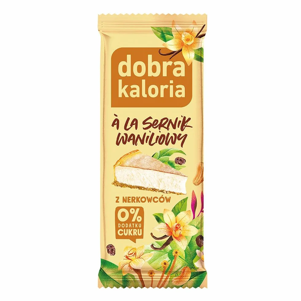 Dobra Kaloria Baton z nerkowców sernik waniliowy 35 g