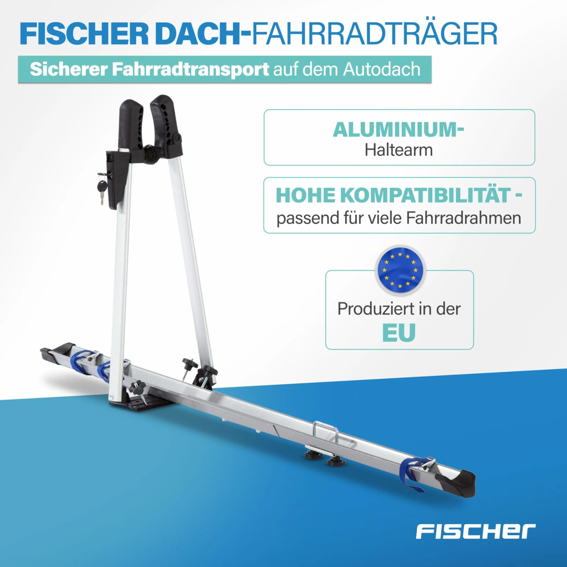 Fischer 18093 Bagażnik, Szary, 76 x 27 x 7 cm; 2.79 kg