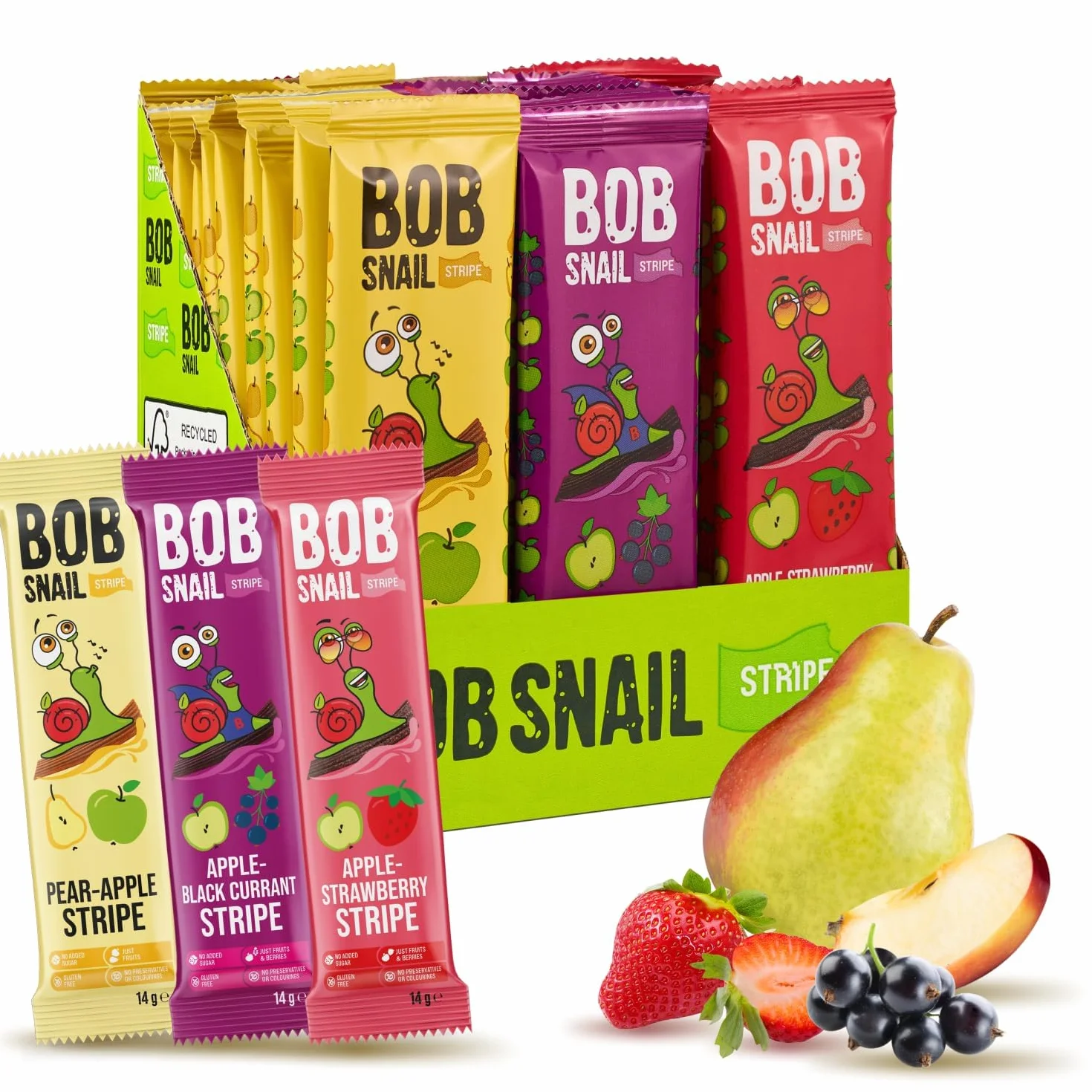 Bob Snail Żelki bez Cukru Mango dla Dzieci 30g