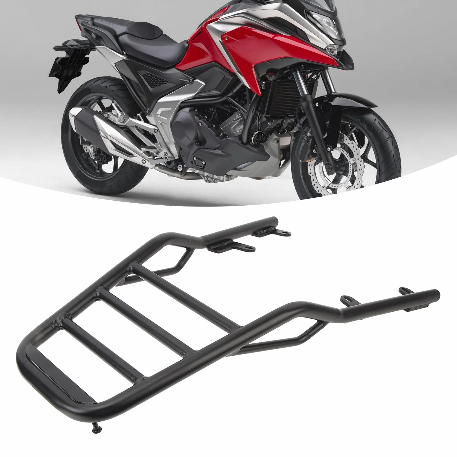 Tylny Bagażnik Motocyklowy do NC750X 2021-2023, Odporna na rdzę